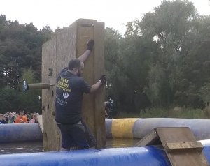 Eddie traversing the Punch Wall