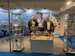 Mini Gears Stand at Aircraft Interiors 2019
