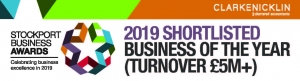 Stockport Business Awards shorlist logo